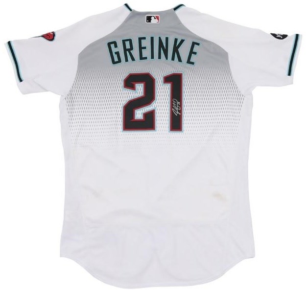 Zack Greinke Game-Used 2016 Arizona Diamondbacks Jersey (MLB