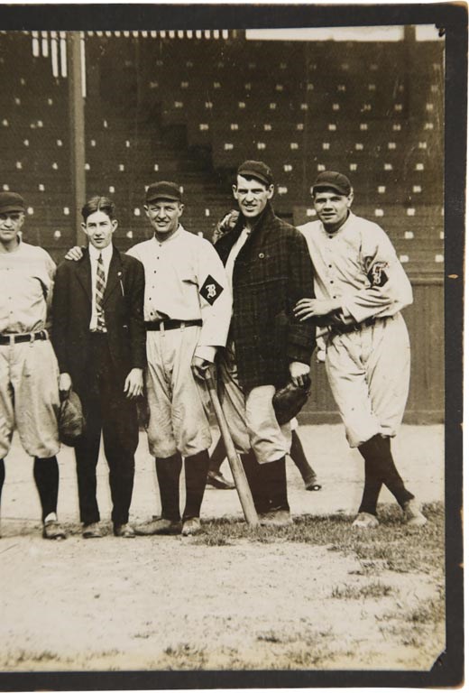 A look at the 1914 Babe Ruth rookie card on display in Baltimore 