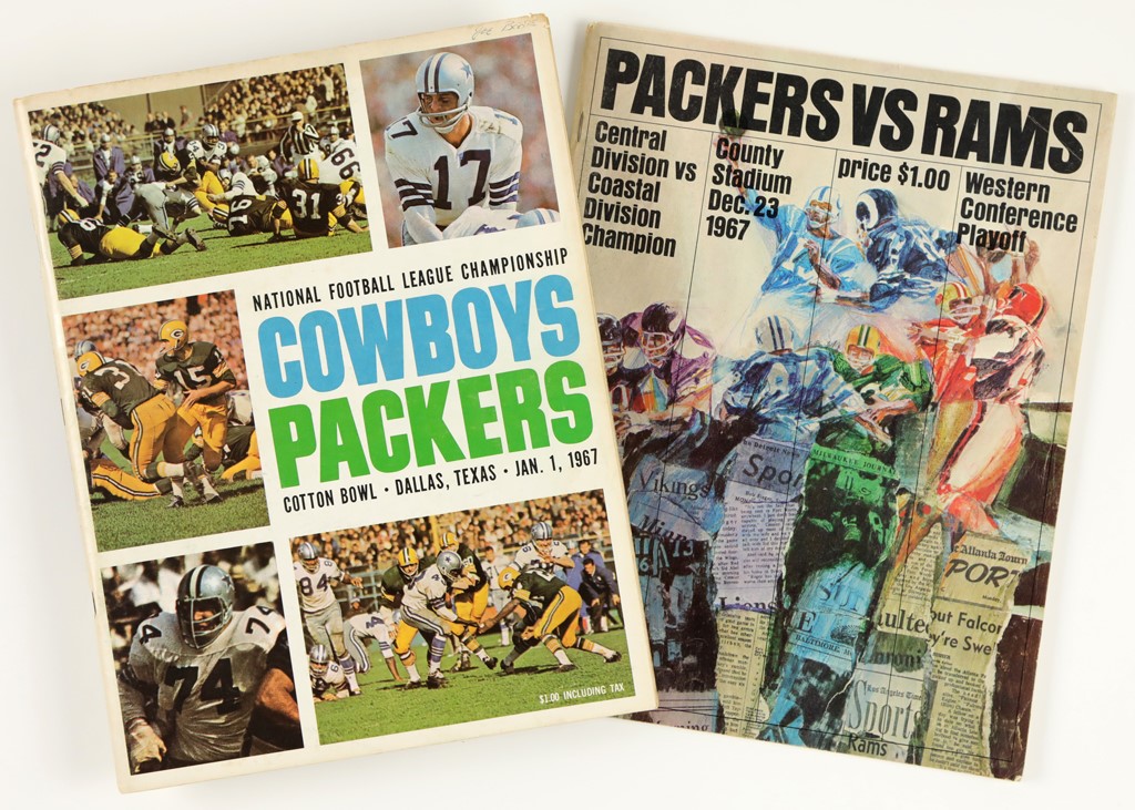 - 1967 Green Bay Packers Playoff/Championship Programs (2)