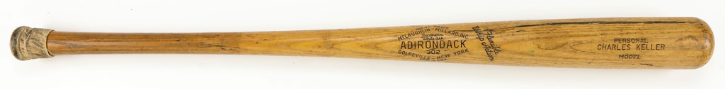 Baseball Equipment - Charlie Keller Game Used Bat