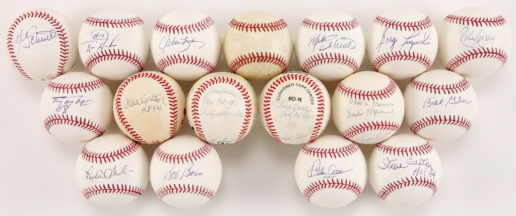 Signed Baseballs from the Dallas Green Collection (16)