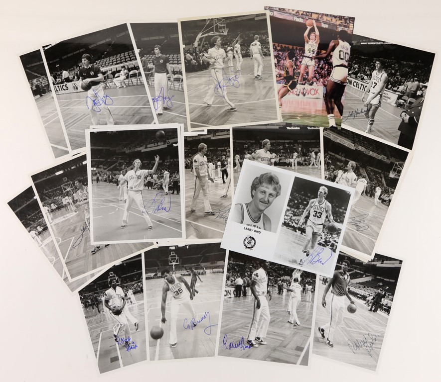 Basketball - World Champions, Boston Celtics Signed 8x10s (300+)