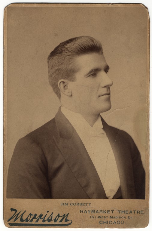 1892 James J. Corbett Signed Cabinet Photo (PSA LOA)