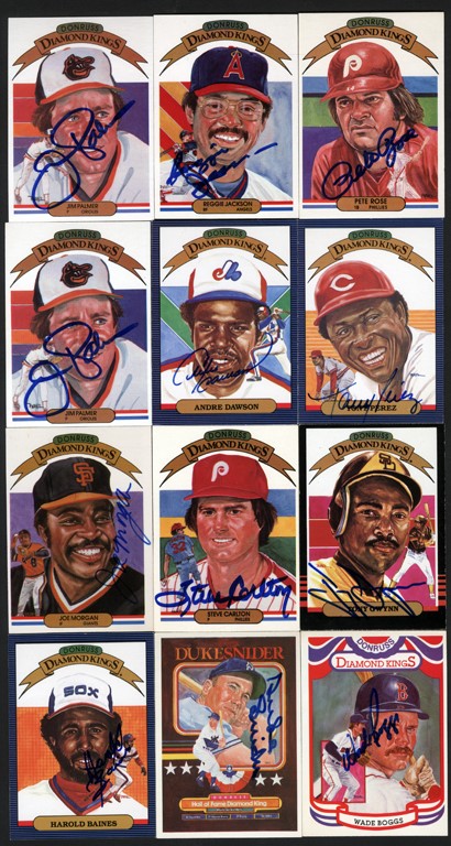 - Donruss Diamond Kings Signed Card Collection (62)