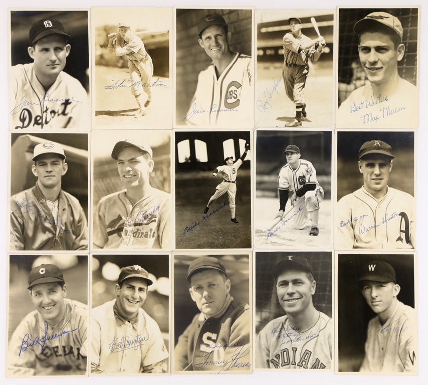 Signed Baseball Photographs by George Burke (15)