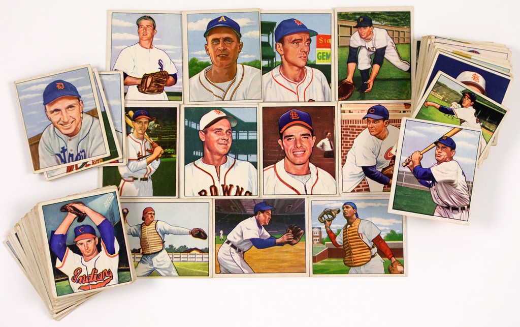 - 1950 Bowman Baseball Card Collection (66)